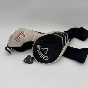 Callaway FT Fairway Wood Headcover Adj. Tag Lot of 2 - Needs Cleaning